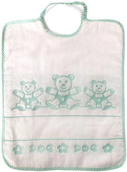 Bambola con cerniera elastica in cotone 100% - 24 x 28 cm, verde