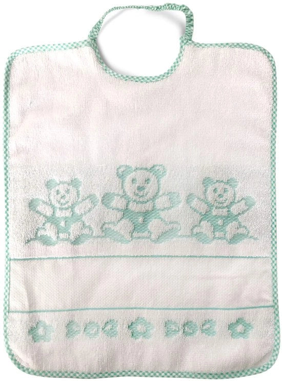 Bambola con cerniera elastica in cotone 100% - 24 x 28 cm, verde