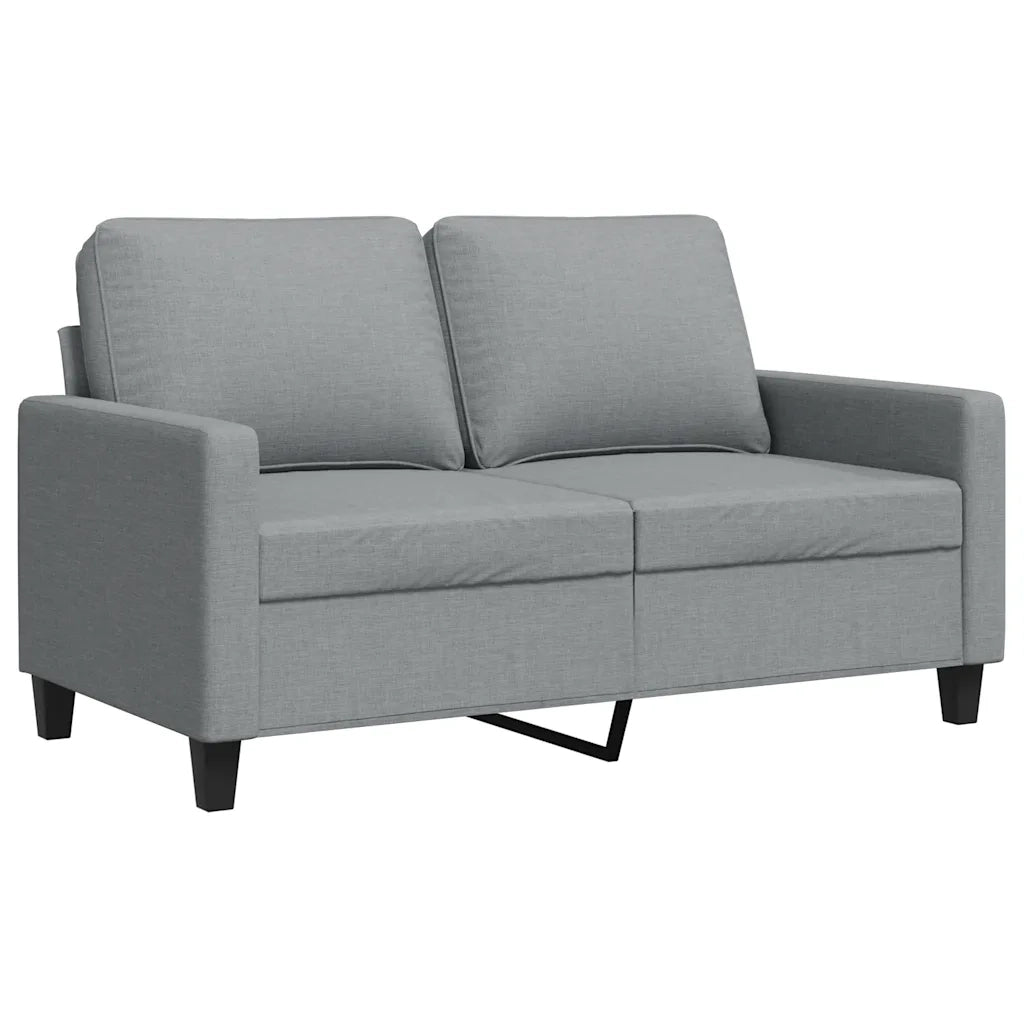 Divano a 2 Posti-Sofa 2 Posti Grigio Chiaro 120 cm in Tessuto 288044
