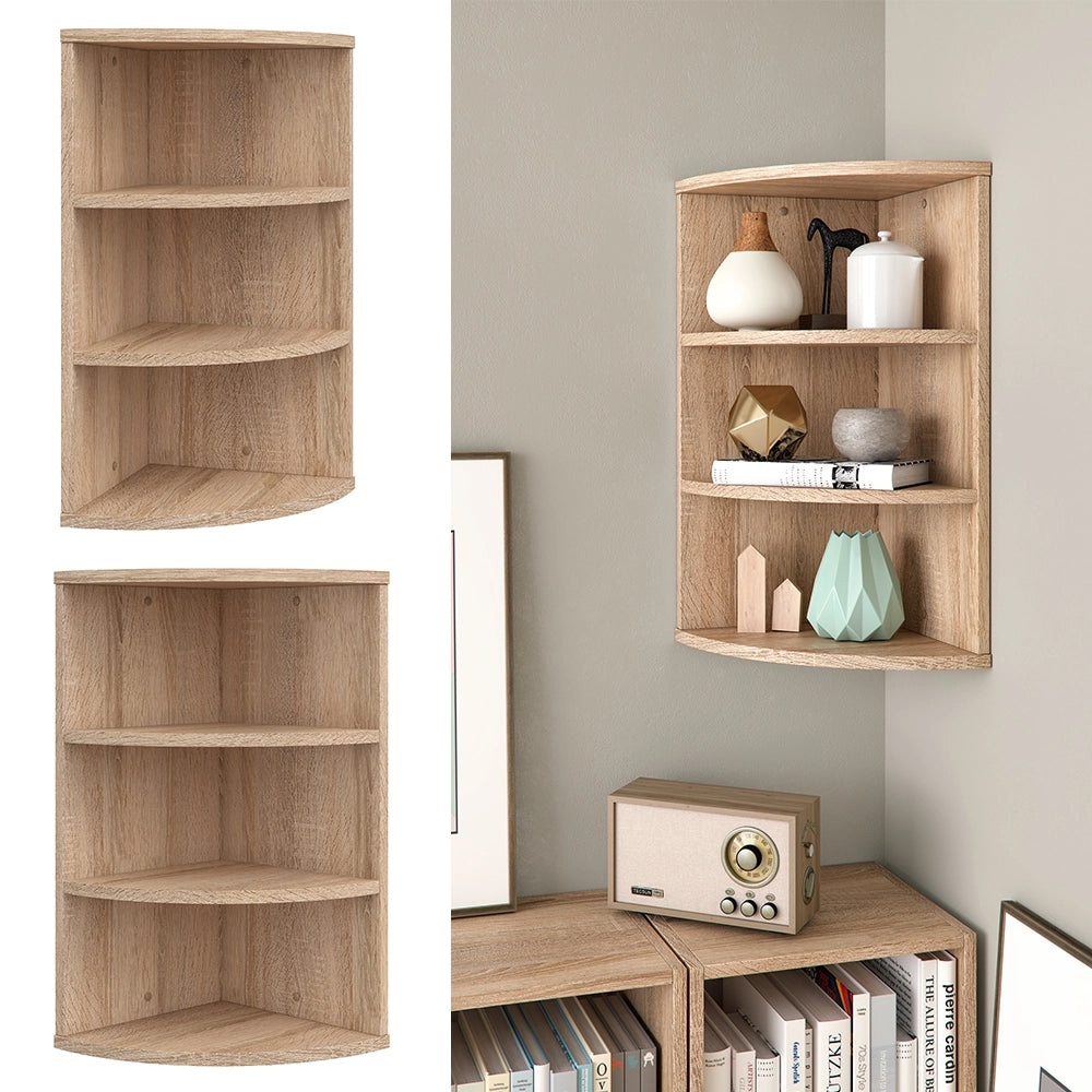 Vicco Libreria angolare da terra Sonoma 30 x 60 cm