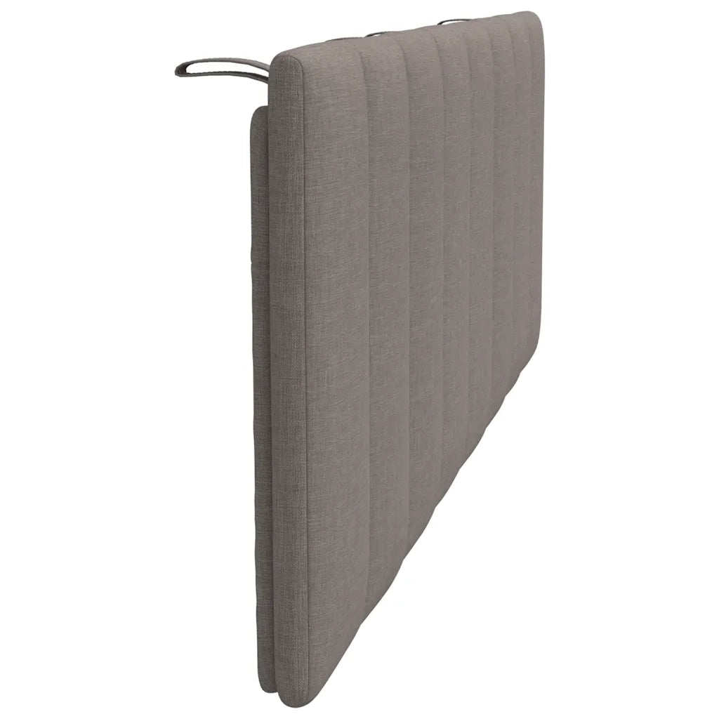 Cuscino Testiera Hanko Tortora 140 cm in Tessuto 4019167