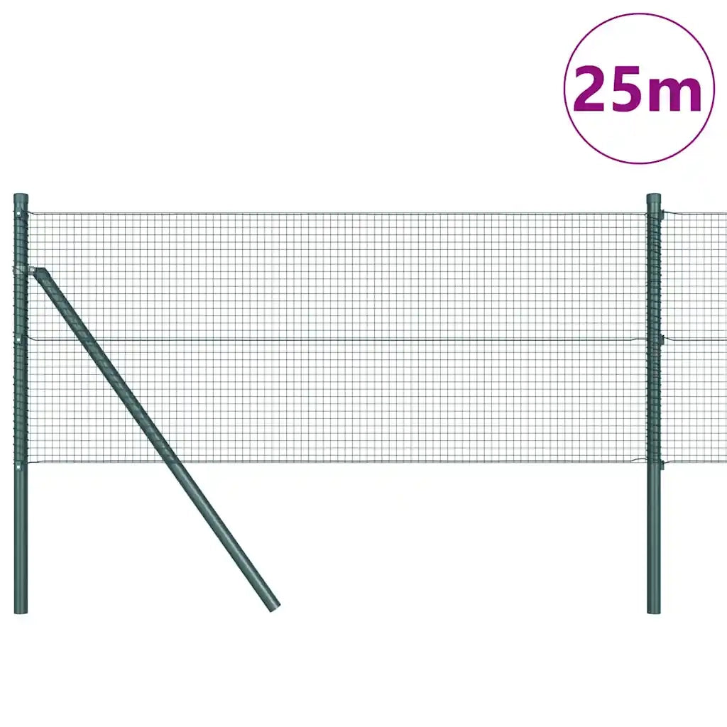 Palo della recinzione | Pannello per recinzione Acciaio e PVC Verde
