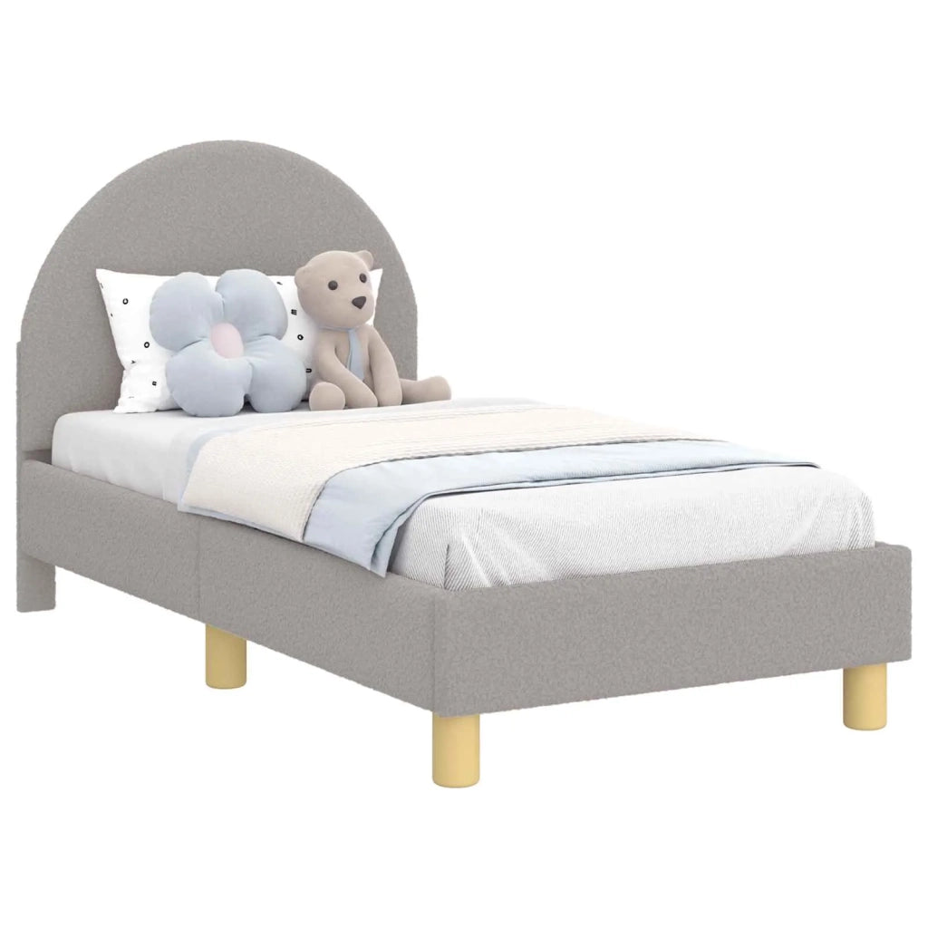 Struttura letto per bambini con testata Grigio chiaro 42011026