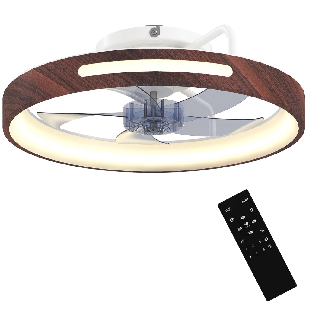 Ventilatore da Soffitto con Luce LED 40W ¨C Minimal ¨C Grigio