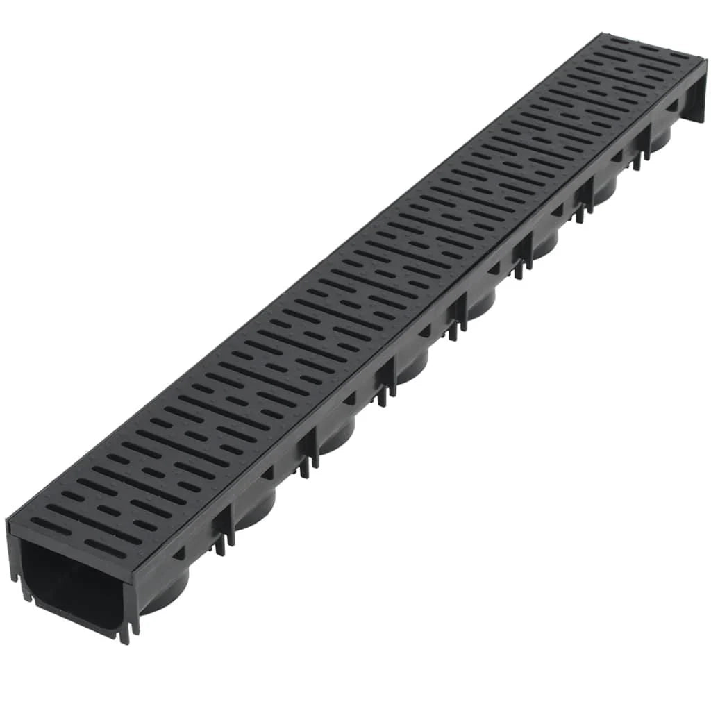 Canaletta di drenaggio in plastica da 4 pezzi lunga 4 m 02_0002995