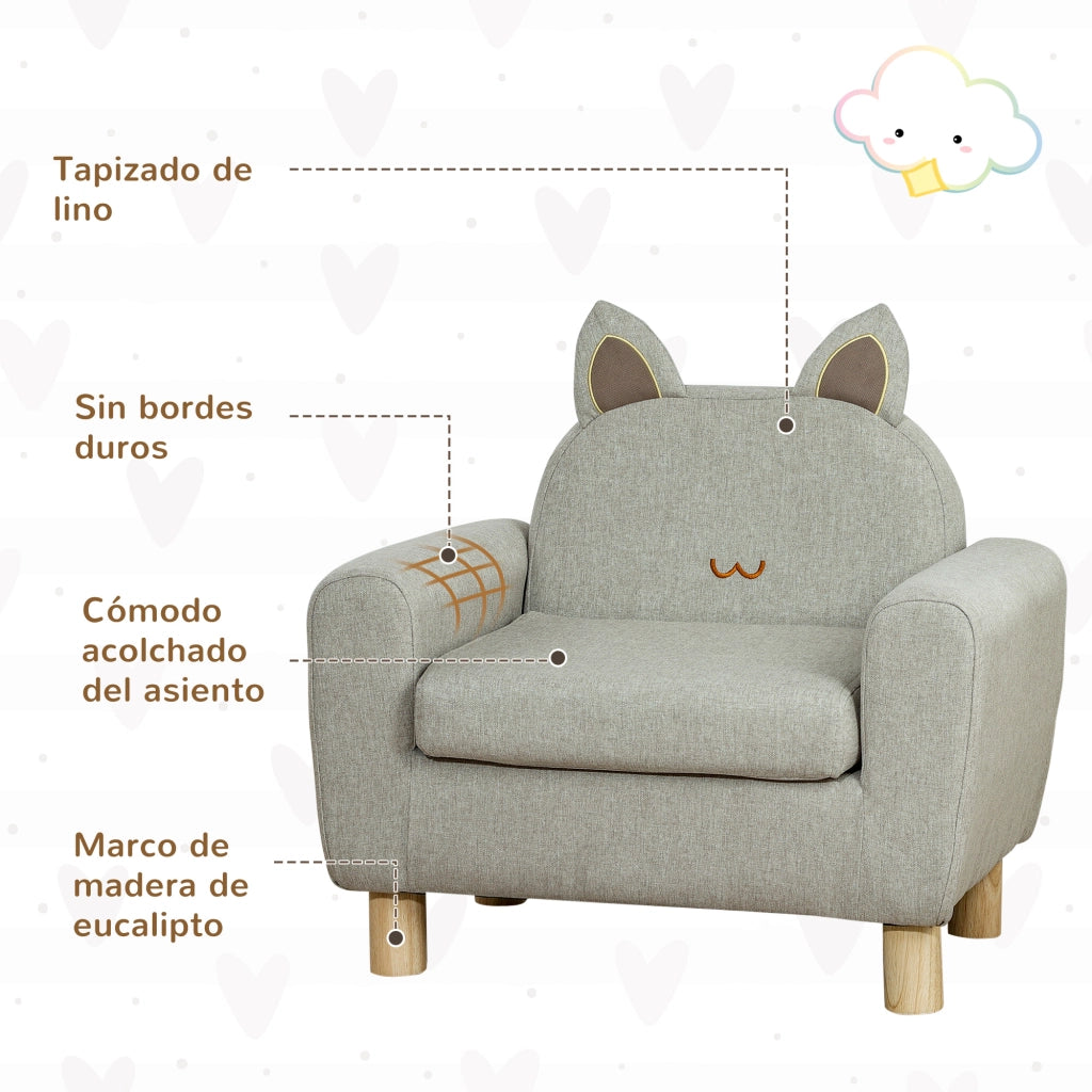 Poltrona per Bambini ¨C zephmum ¨C 61x42x53 cm Marrone