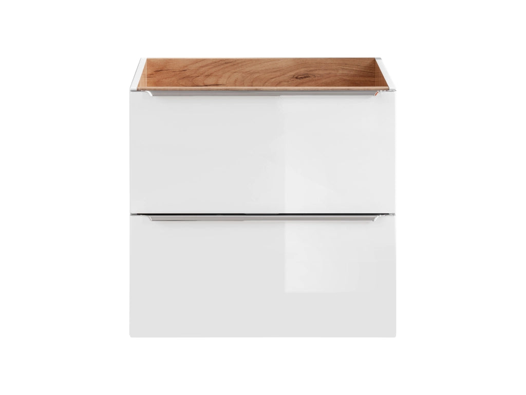 Mobile sottolavabo 60 cm 2 cassetti Capri White 60 x 57 x 46 cm