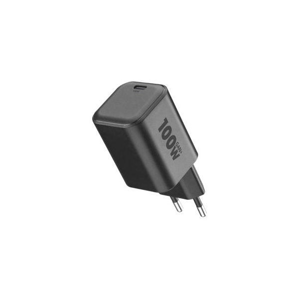 Caricabatterie cellular line achusbc100wlapsmlk 100w gan+ black
