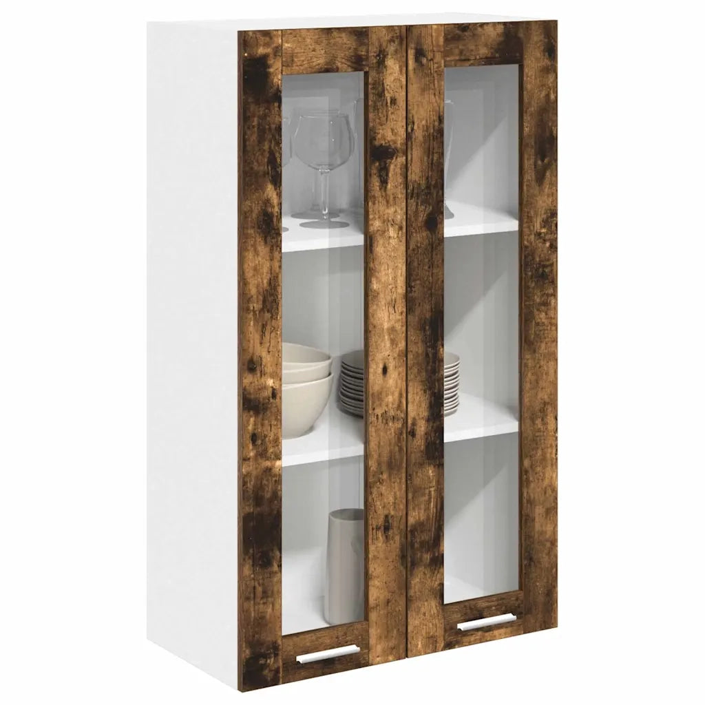 Armadio pensile Rovere fumé 60 x 31 x 100 cm Legno multistrato 884390