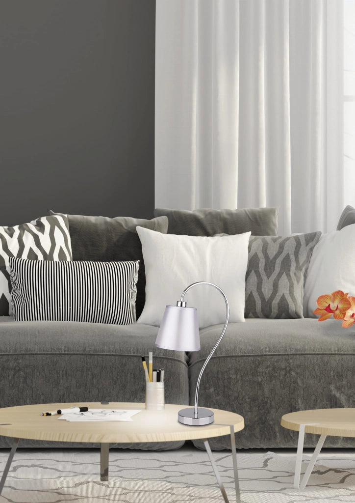 Lampada da tavolo Candellux LUK 41-70760 cromata E14