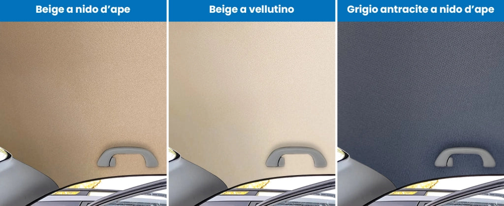 Kit Riparazione Tessuto Cielo Auto - Vellutino Beige Con 1 Colla a Pennello - Misura 1,50 x 1 m - Adatto anche per Pannelli Portiere e Pantoni