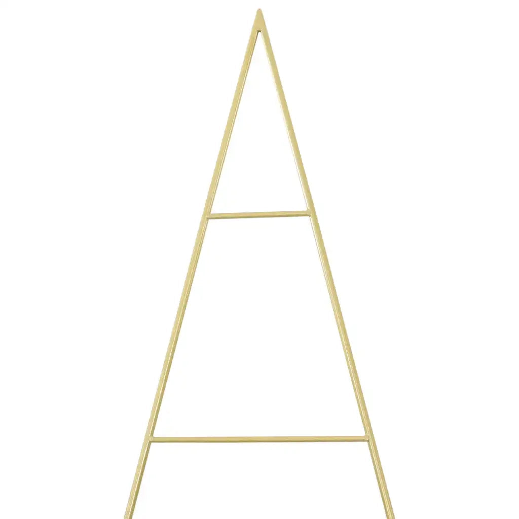 Albero di Natale in metallo con supporto Oro 211 cm 42019168