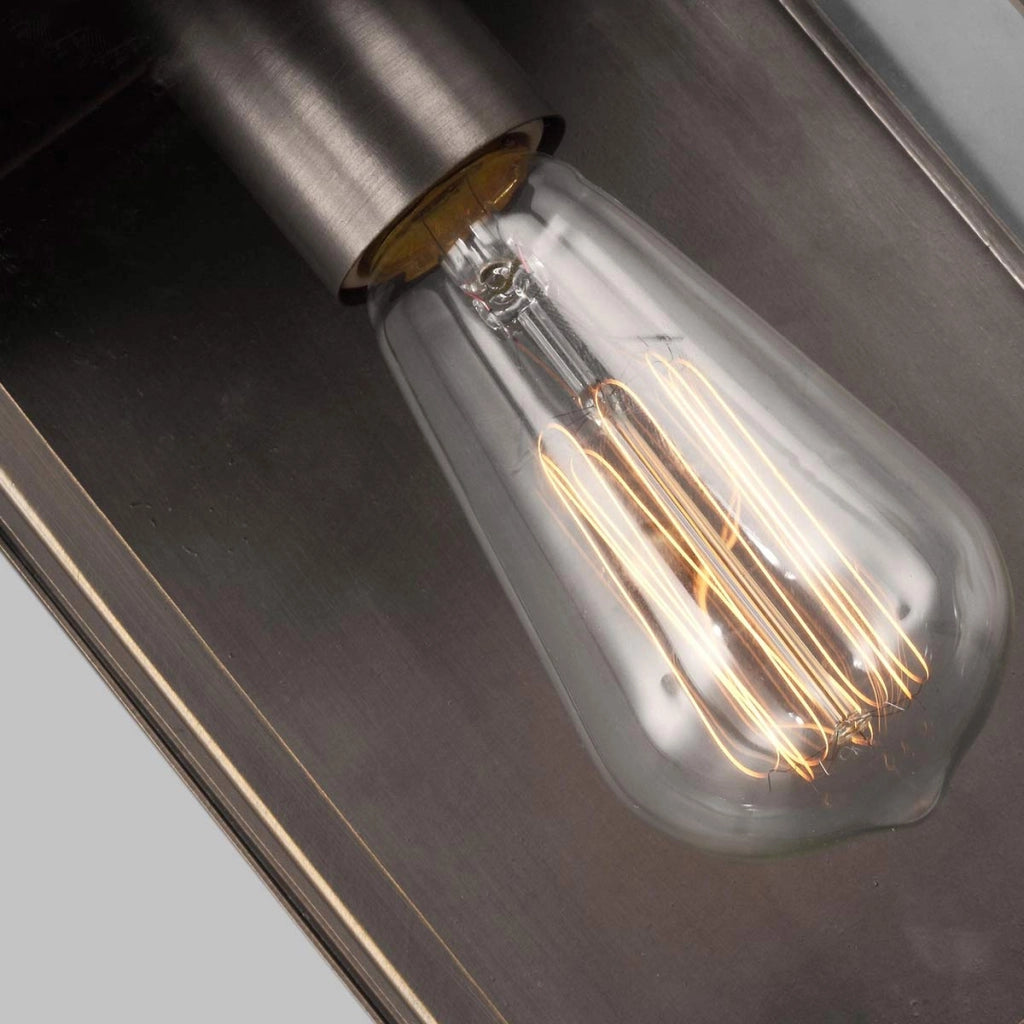 Applique esterna retro Glenview E27 60W bronzo Feiss