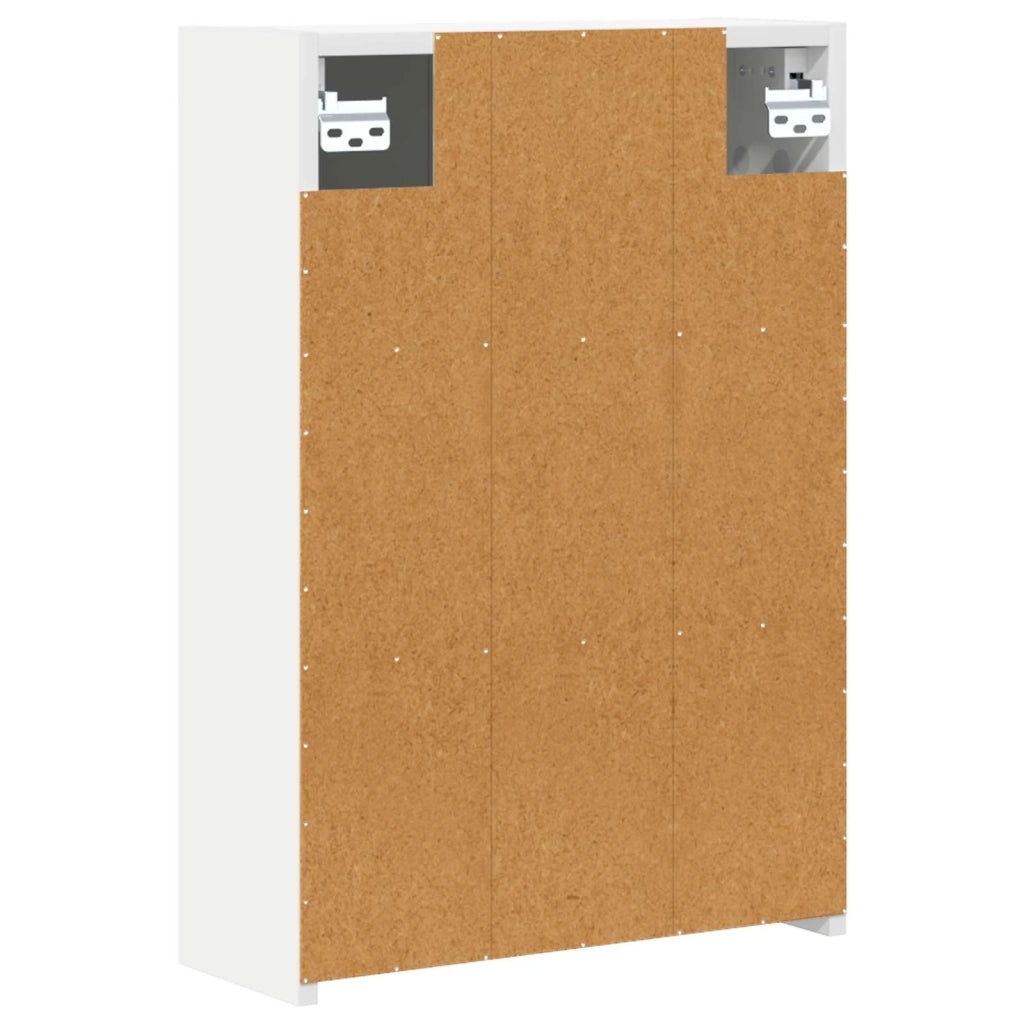Mobiletto per specchio da bagno Bianco 43 x 16 x 62.5 cm 889135