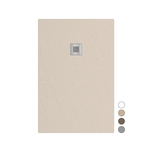 PIATTO DOCCIA MOD. ESTASI RETTANGOLARE- Tortora - cm 70 x 80- LINPH- pezzi 1