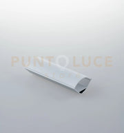 PROFILO IONIK ALLUMINIO DIFFUSORE ELLITTICO CON TAPPI E STAFFETTE INCLUSI 200X2,97X2,97CM