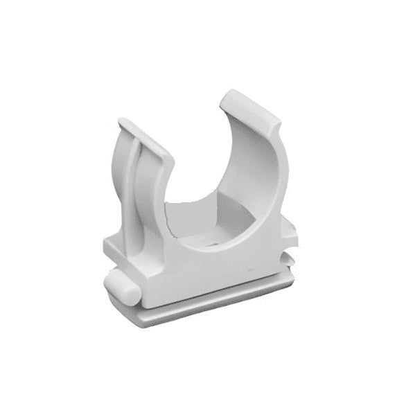 SET 12 CLIPS FISSATUBO A SCATTO PER TUBI DA 16MM.