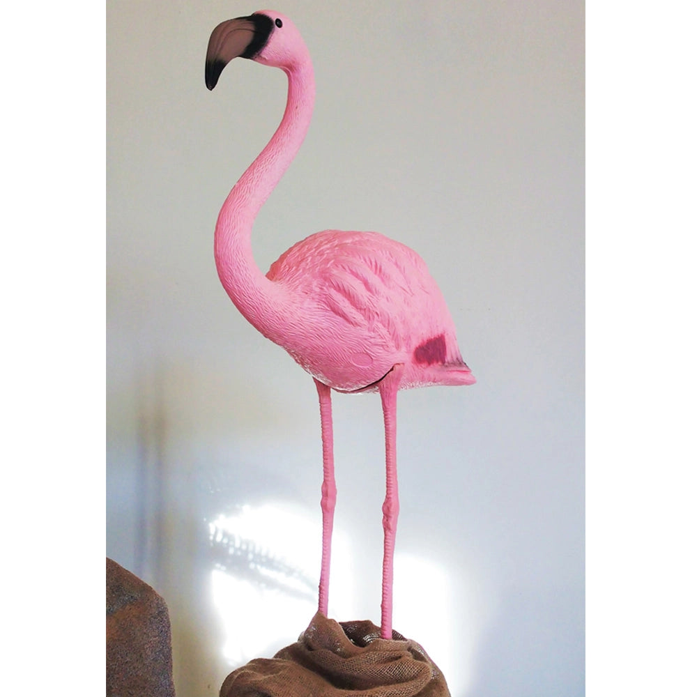 Decorazione fenicottero rosa ornamentale per interni ed esterni