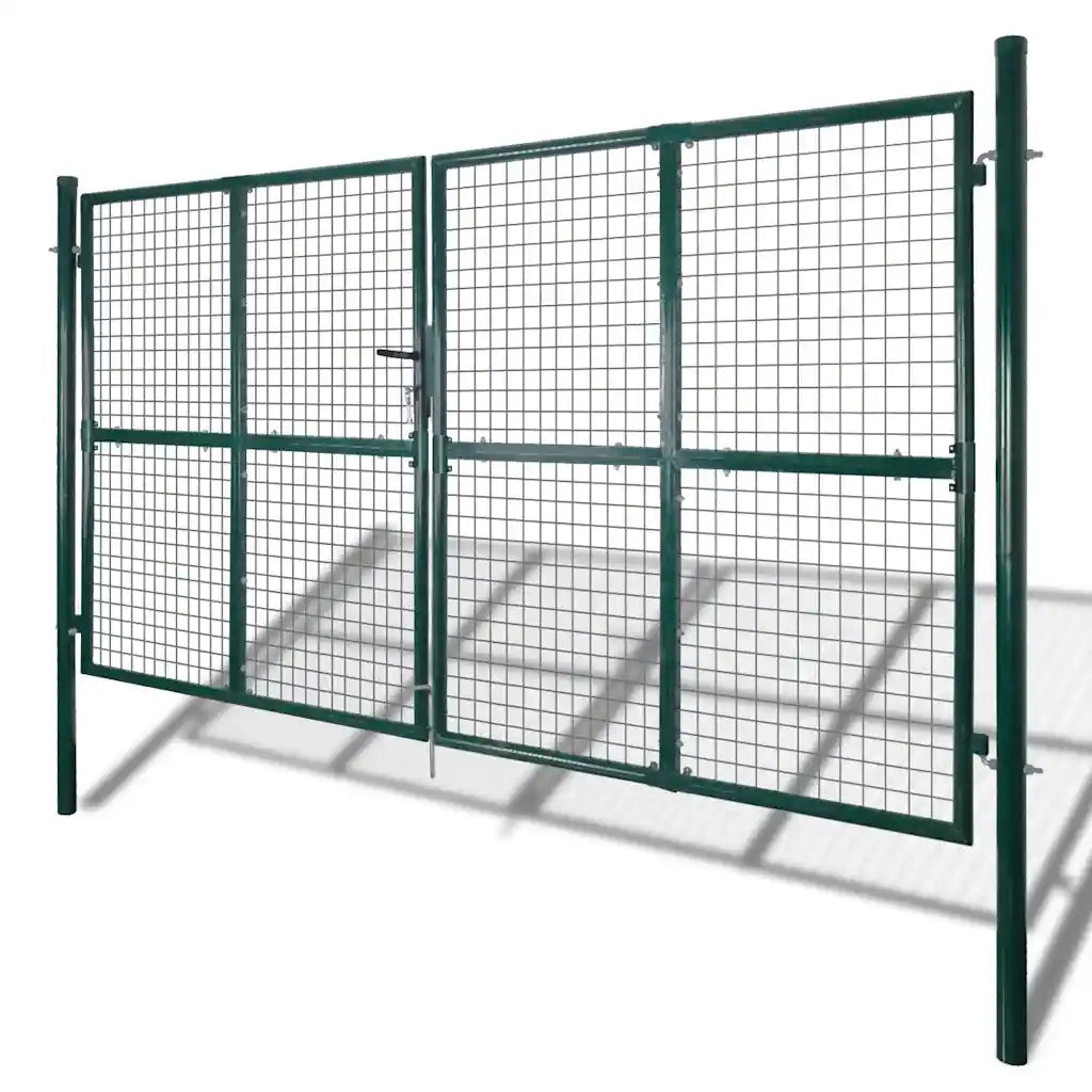 Cancello da Giardino in Rete per Recinzione, Porta, Griglia da Parete 300x200 cm 140926