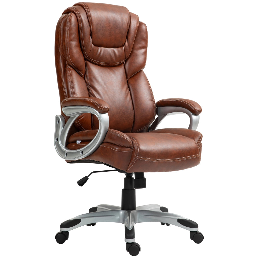 Sedia da ufficio ¨C Minimal ¨C marrone 66x75.5x115.5-124.5 cm