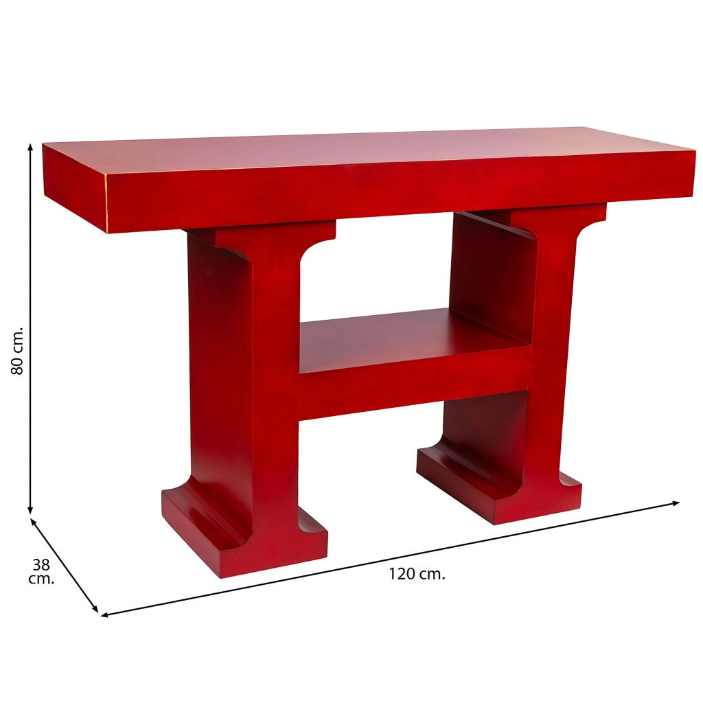 Mobile da ingresso in legno 120x38x80