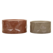 Tavolini Da Caffe' Norimberga Coppia cm ø 62x30-51x26