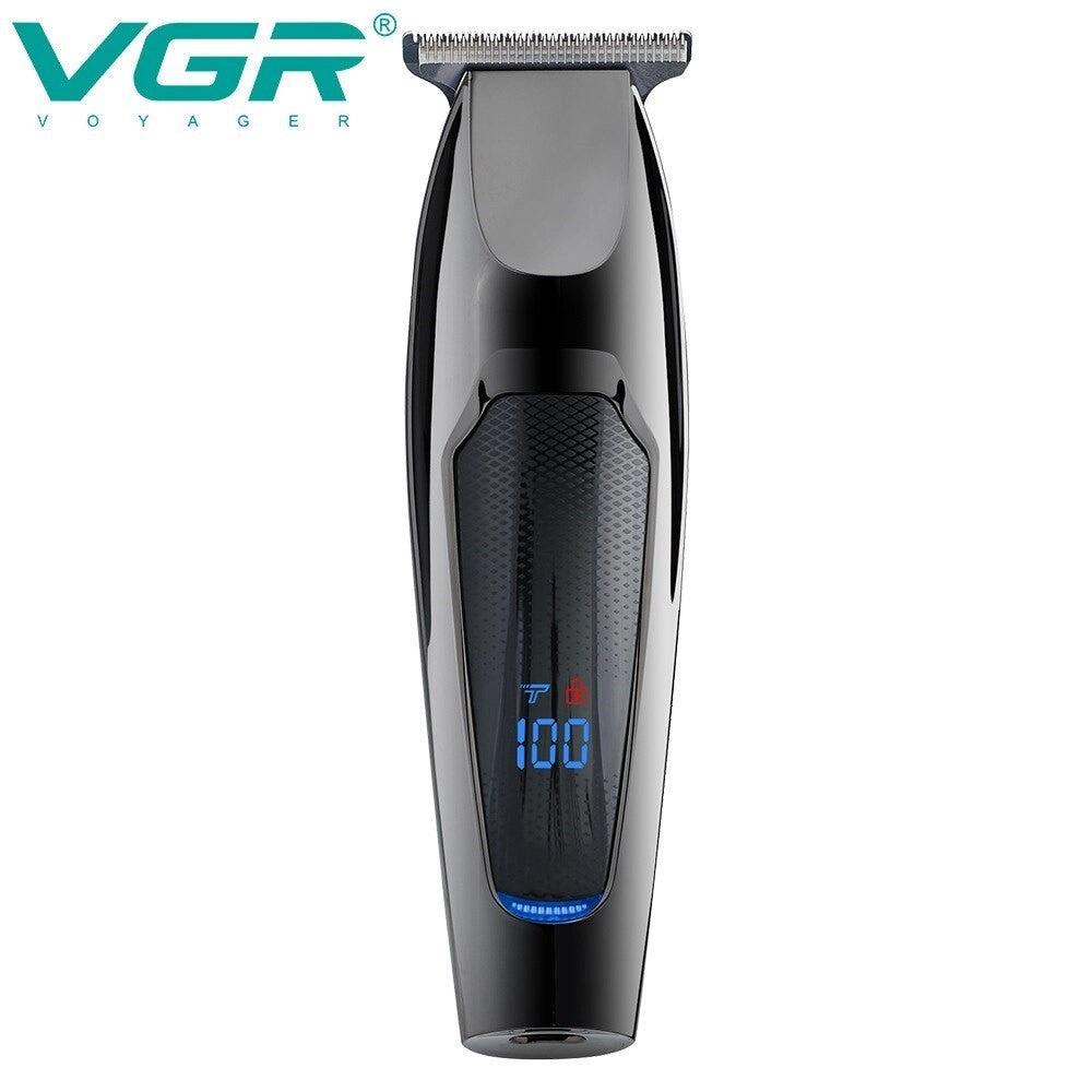 Tagliacapelli Tagliabarba Professionale Ricaricabile Usb Trimmer Display V-070
