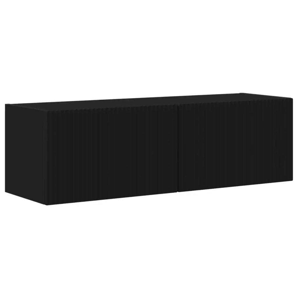 Set mobile TV 4 pcs Nero Legno multistrato 3409115