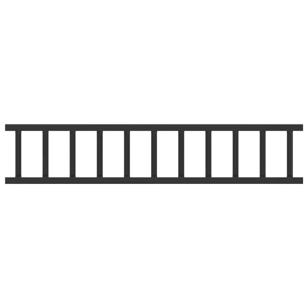 Guardia per neve sul tetto Nero 300 x 2,5 x 20 cm Acciaio CFW2845031