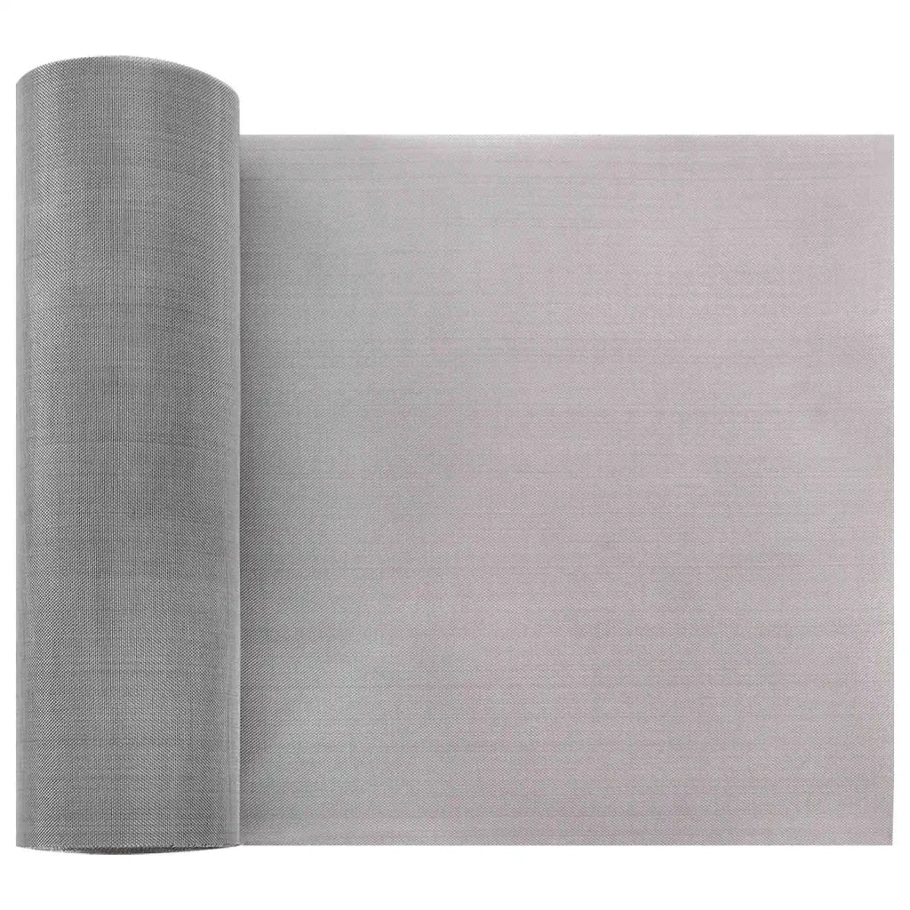 Rete per schermatura 20 x 1000 cm 60 Mesh Argento 42039564