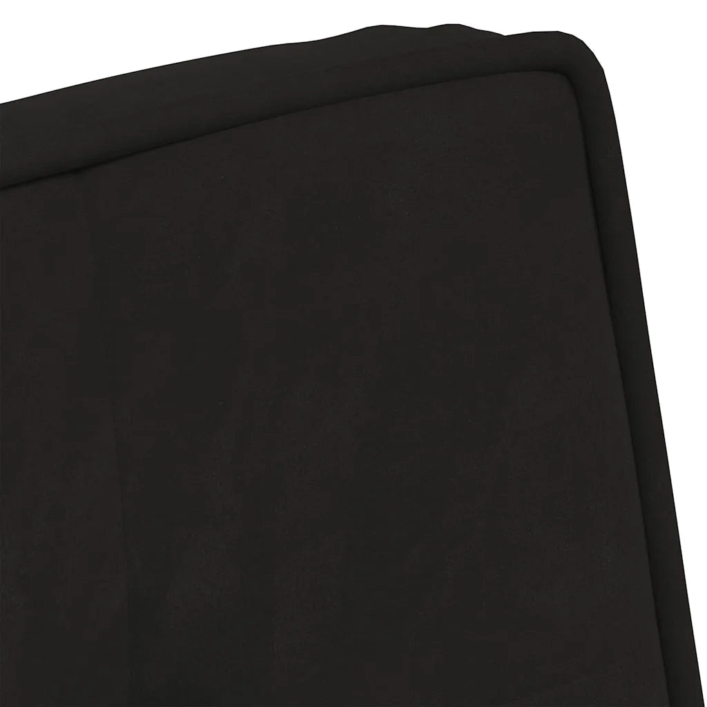 Poltrona Relax 64x74x84 cm Nera in Velluto 4012322