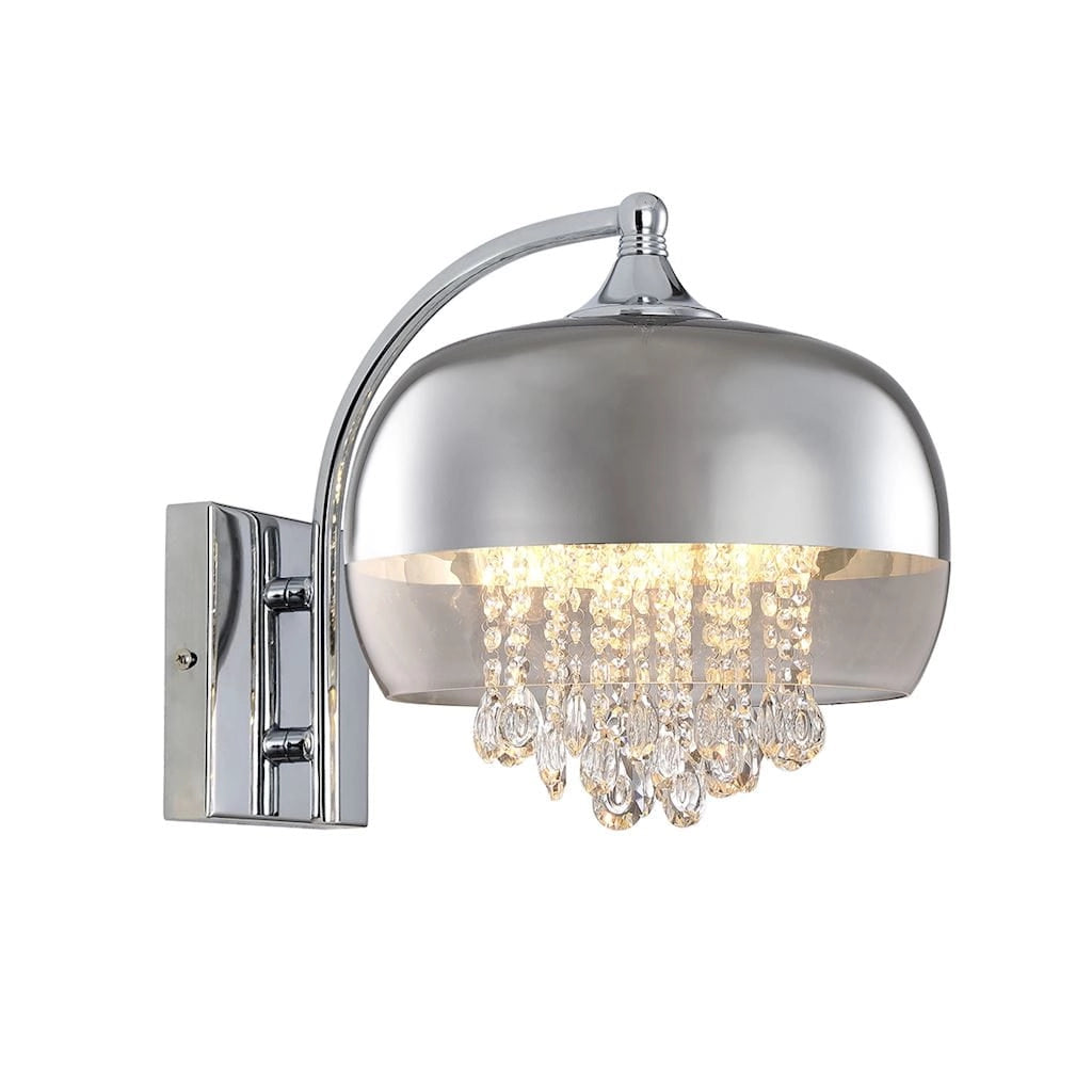 Applique LUNA ML3803 cristallo cromo E14 40W Milagro