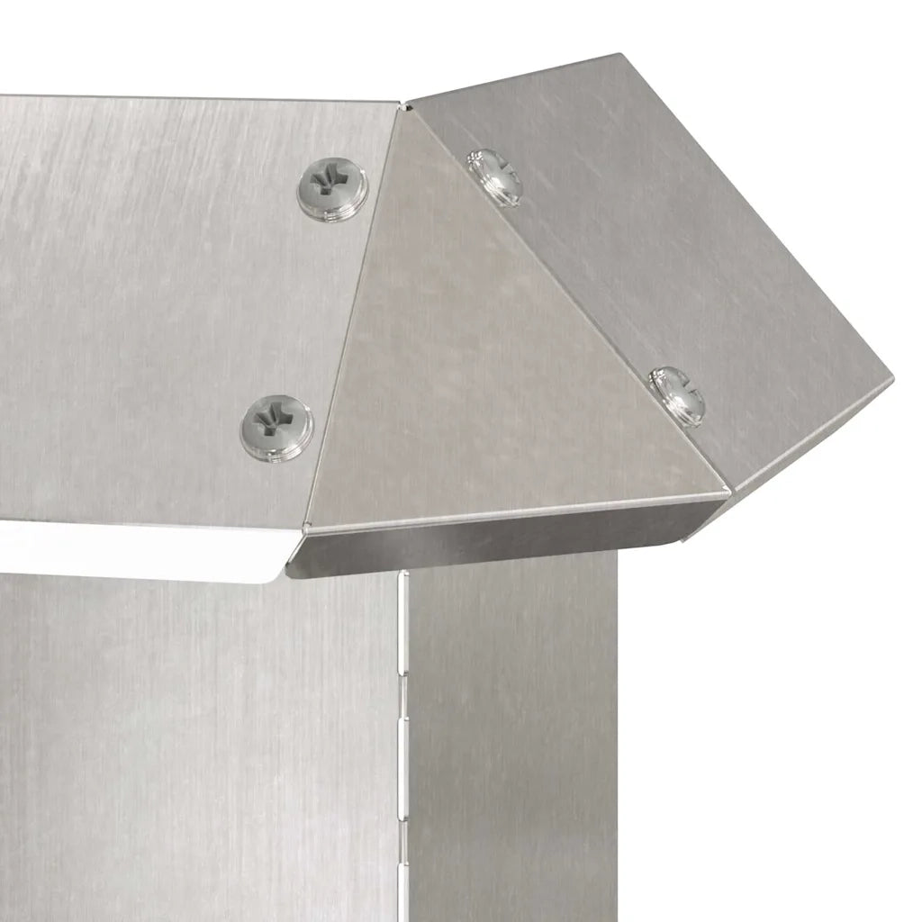 Recinto per lumache 4 pz 13,5 x 13,5 x 25 cm Acciaio Inox 874868