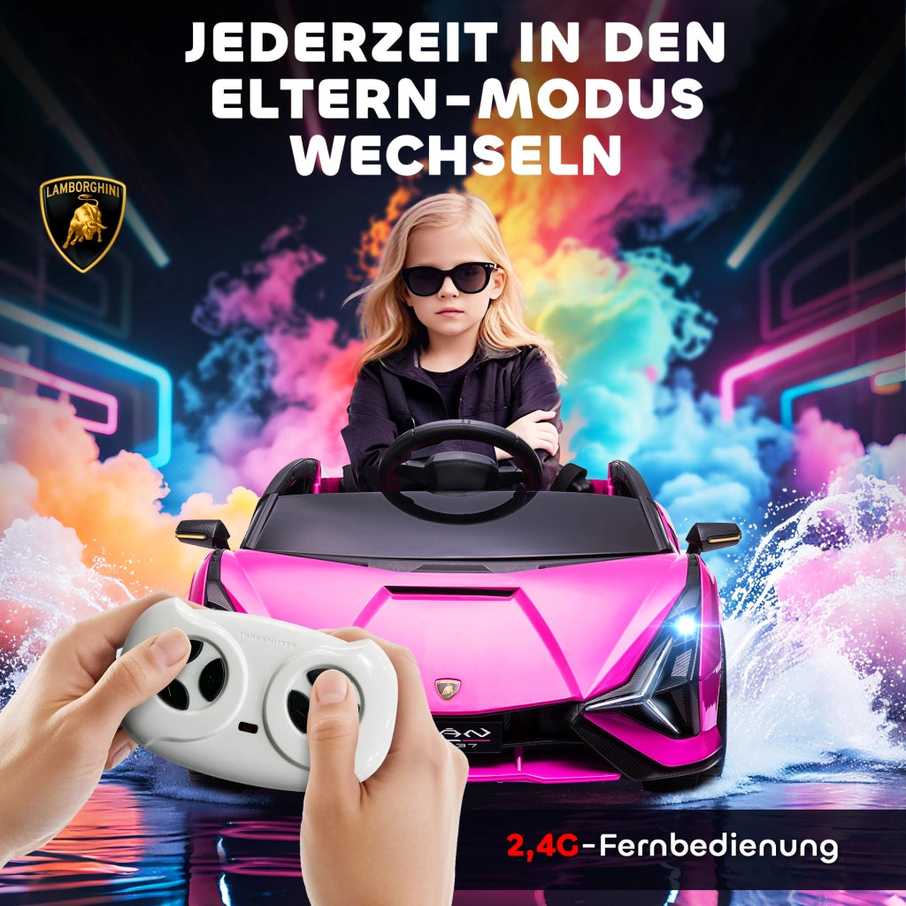 Auto elettrica per bambini ¨C Minimal ¨C Rosa