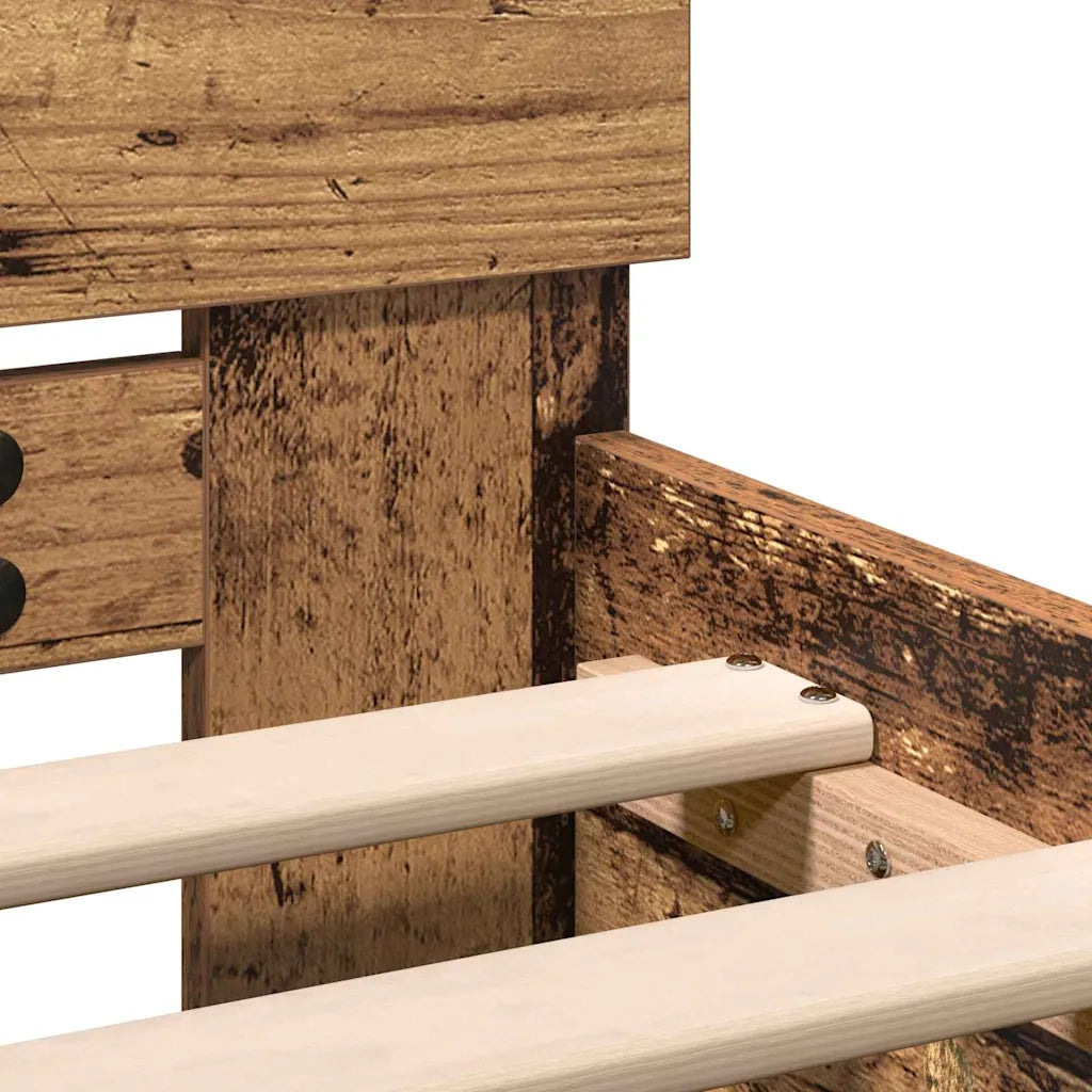 Struttura del letto Legno vecchio 203 x 104 x 70 cm 3376050