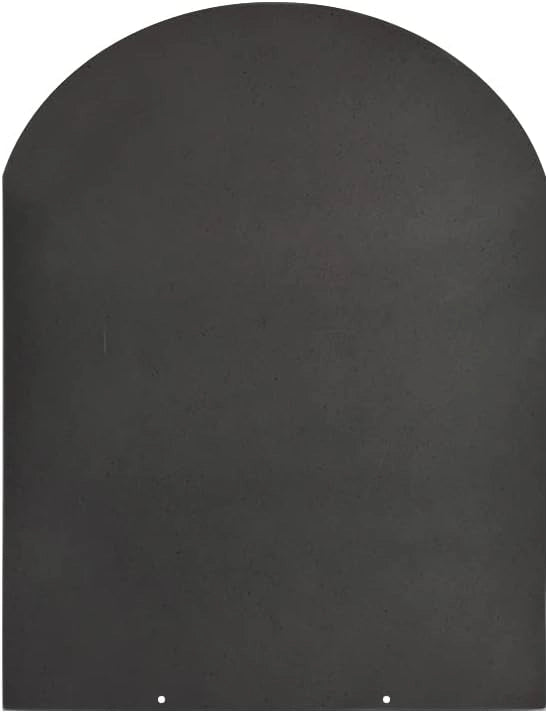 Pedana salvapavimento per stufe a legna e pellet in acciaio 90x80