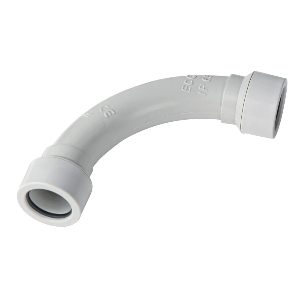 CURVA A 90 GRADI IP65 TUBO/TUBO D.25MM.