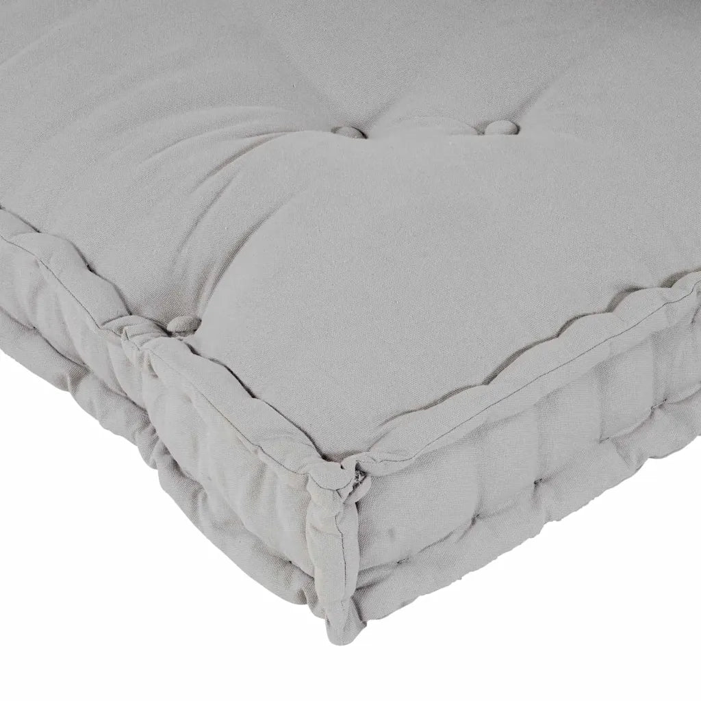 Cuscino per Divano Pallet 3 pcs Grigio 120 x 80 x 38 cm Tessuto 4019098