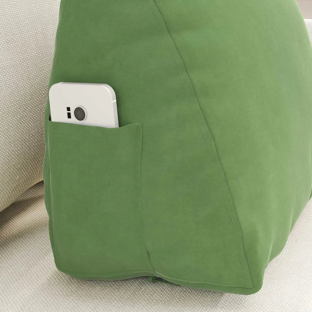 Cuscino per Schiena | Cuscino dorsale Verde chiaro 45 x 20 x 35 cm