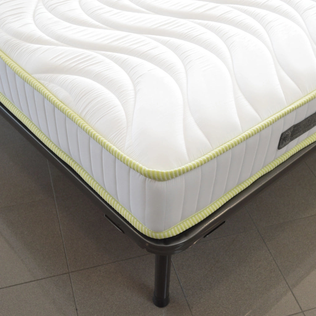 Materasso Alto 16 cm piazza e mezza 120x200 cm, con AirPur® monoblocco, water foam ortopedico in poliuretano, con tessuto anti acaro di alta qualità, DREAM AIR 