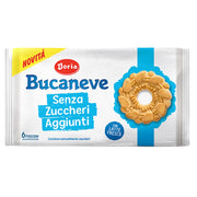 Doria bucaneve frollini senza zuccheri aggiunti confezione da 263 grammi (6 monoporzioni)