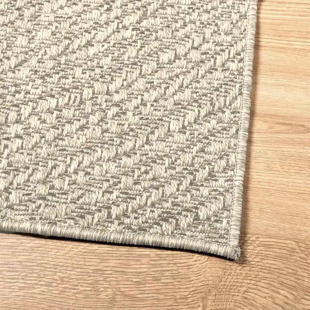 Tappeto del soggiorno | Tappeto ZIZUR Crema 200x290 cm Aspetto Iuta Interni ed Esterni