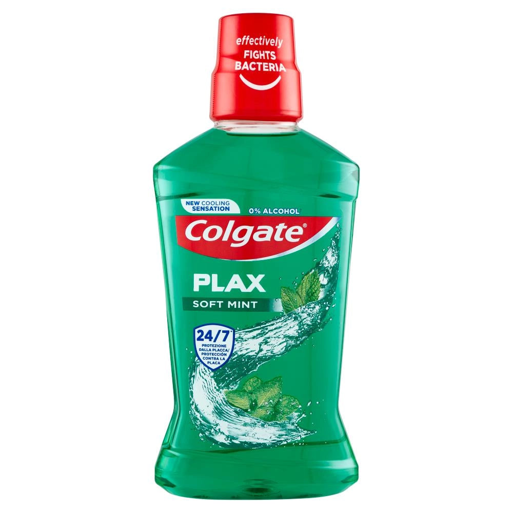 COLGATE COLLUTORIO PLAX SOFT MINT CON ANTIBATTERICO 500 ML