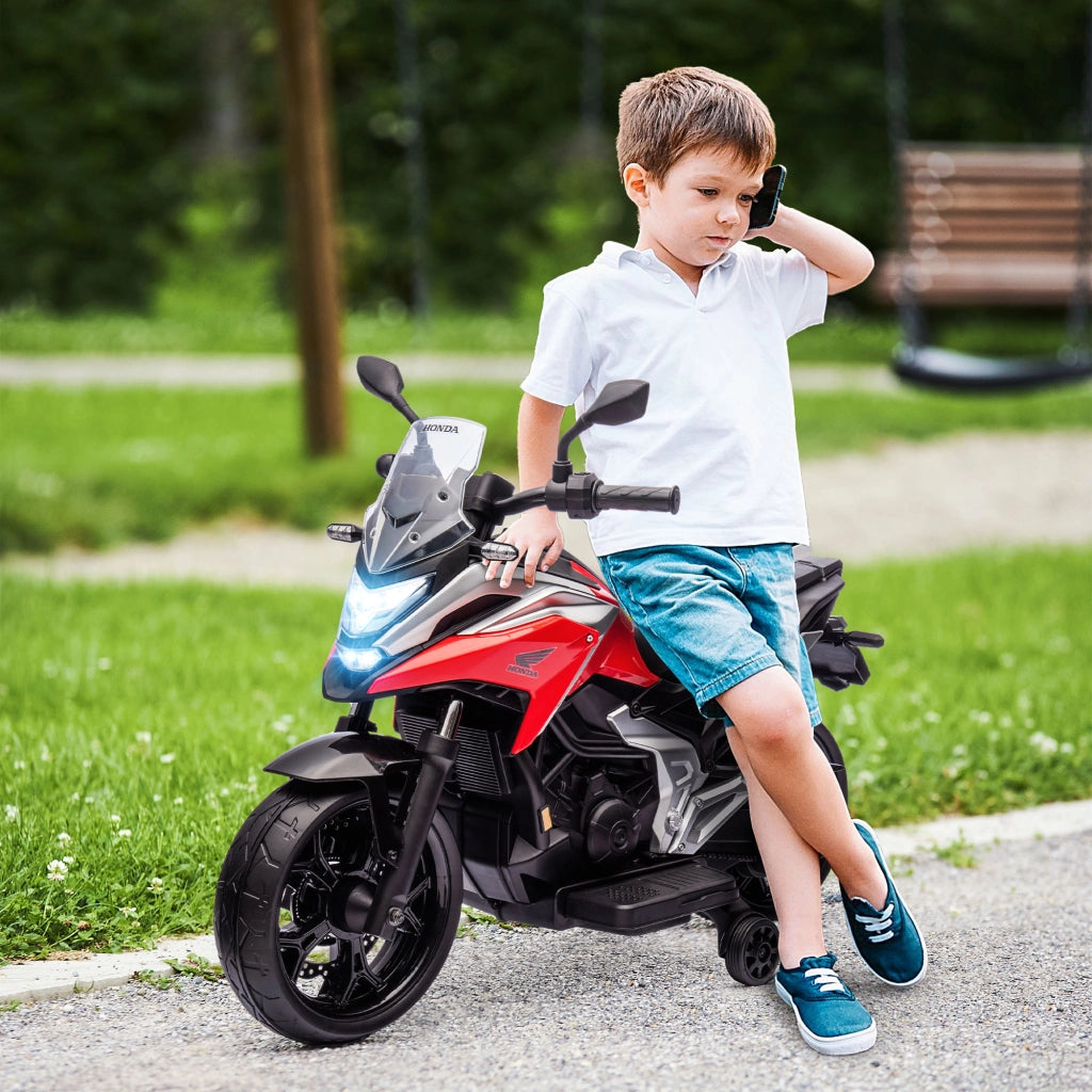 Motorino Elettrico per Bambini ¨C Minimal ¨C Rosso, con Luce e Musica