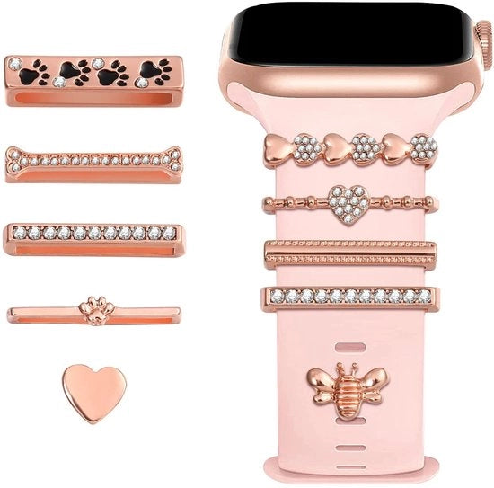 Set di 10 Cinturini Orologio con Pendenti Decorativi