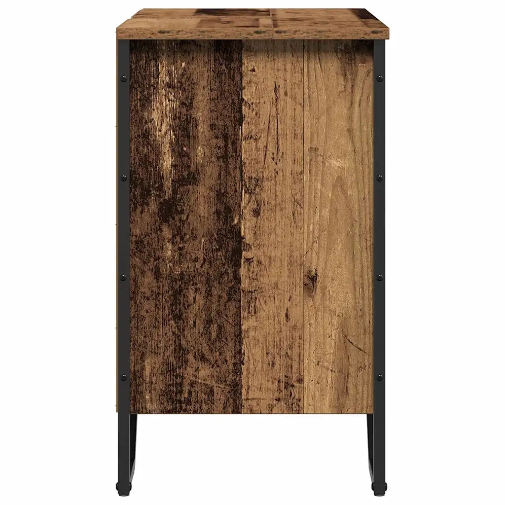 Armadio per Lavabo da Bagno Legno vecchio 60 x 35 x 60 cm 869177