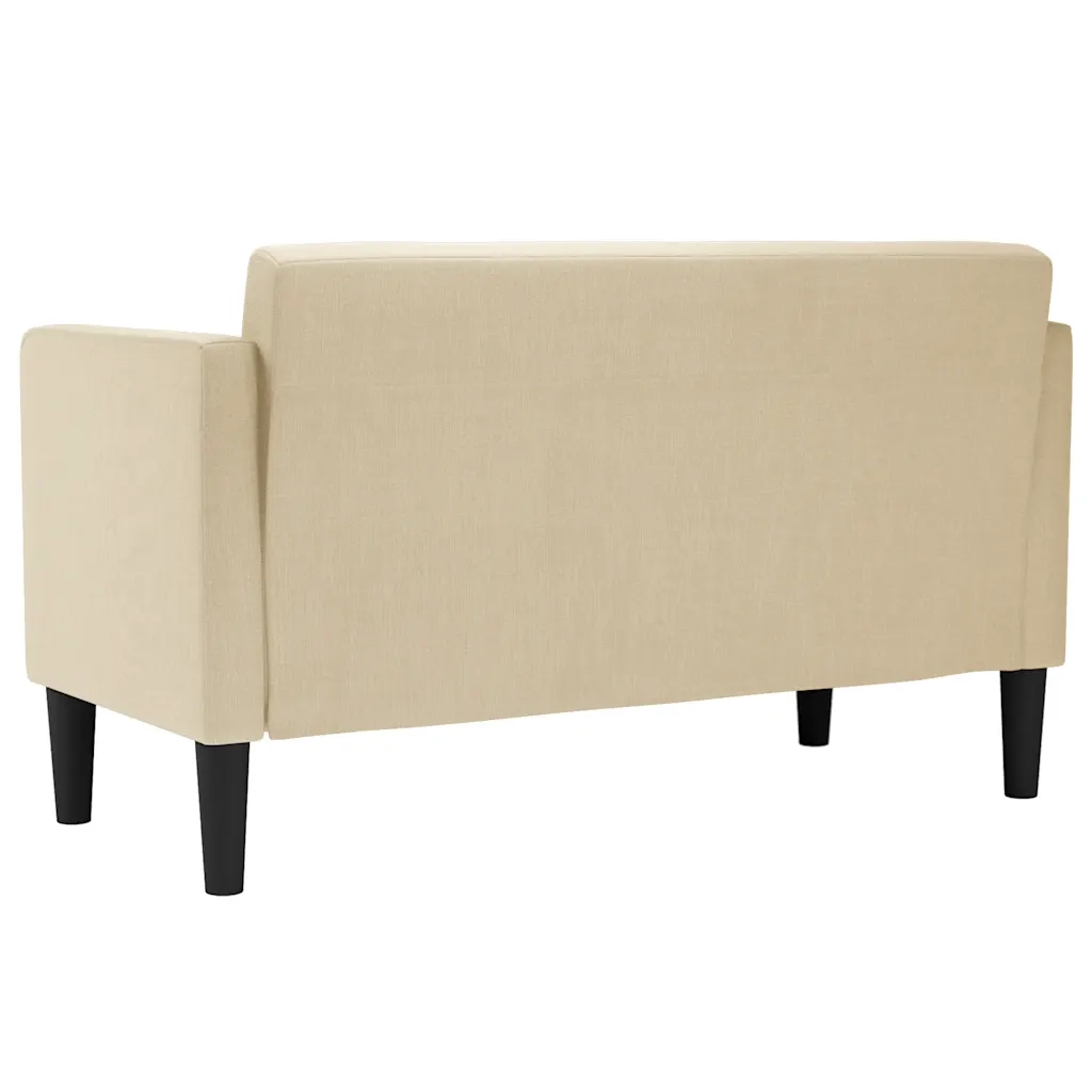 Divano Divanetto Crema 111 cm in Tessuto 4100565