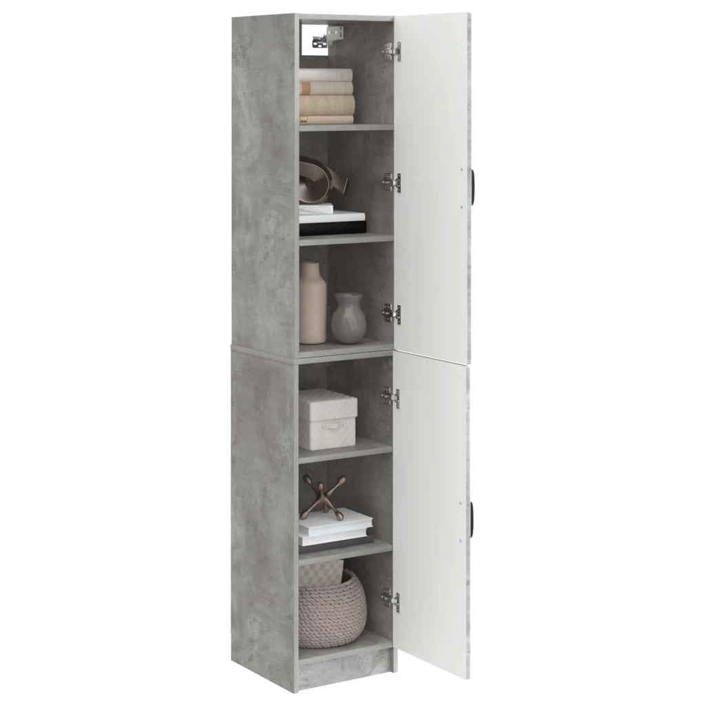 Set di armadi 2 pz Grigio Cemento Legno ingegnerizzato 3416955
