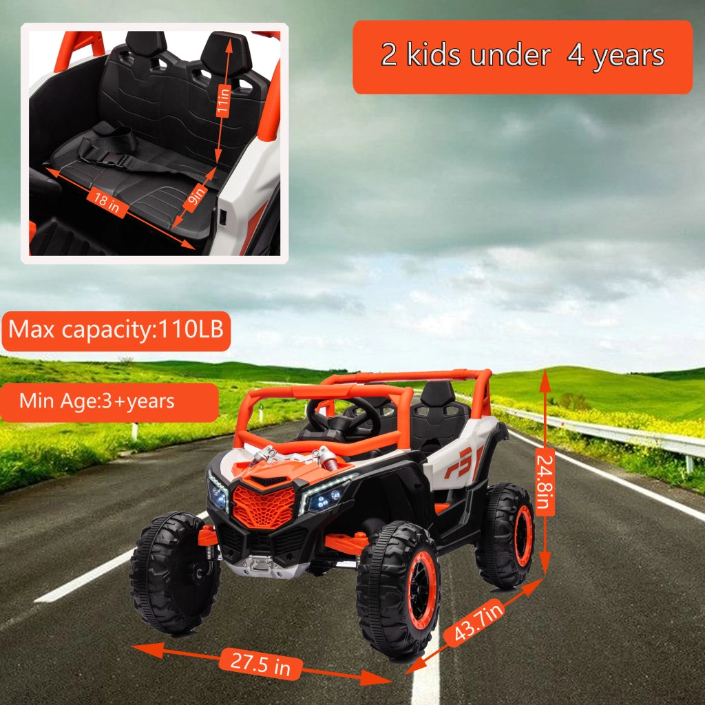 Auto elettrica per bambini ¨C Minimal ¨C 2 posti, telecomando, 12V, 4WD