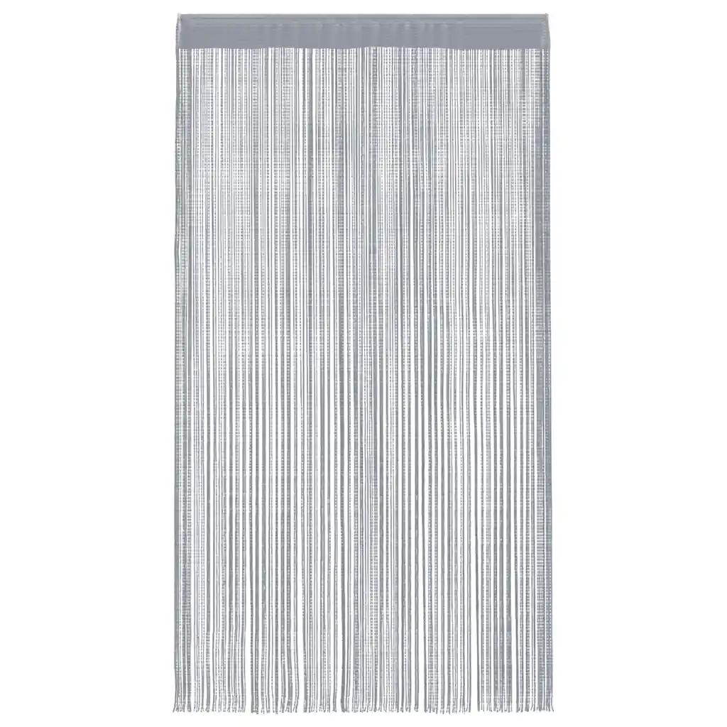Tende a Filo 2 pz Grigio Chiaro 100x250 cm 4102049